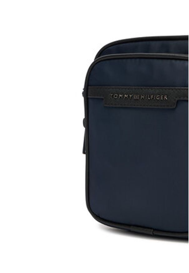 TOMMY HILFIGER - Tommy Hilfiger Saszetka Th Repreve Mini Reporter AM0AM13465 Granatowy. Kolor: niebieski. Materiał: materiał