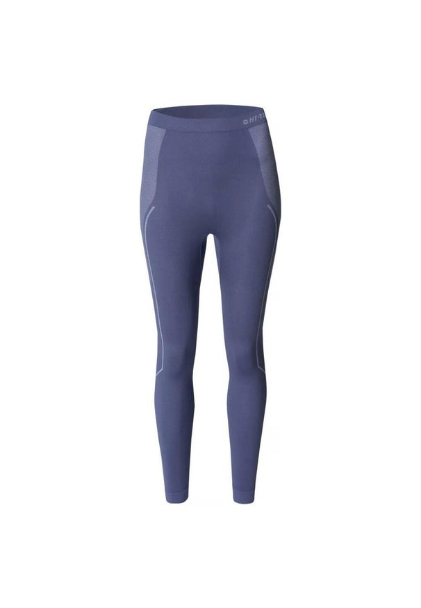 Hi-tec - Spodnie Damskie Buraz Thermoactive Base Layer Bottoms. Kolor: niebieski. Sport: turystyka piesza