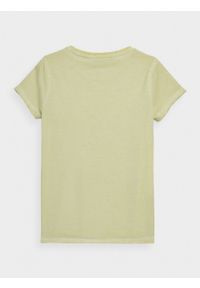outhorn - T-shirt z nadrukiem damski. Okazja: na co dzień. Materiał: dzianina, bawełna. Wzór: nadruk. Styl: casual #4