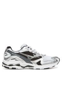 Mizuno Sneakersy Wave Rider 10 D1GA2104 Srebrny. Kolor: srebrny. Materiał: skóra. Model: Mizuno Wave
