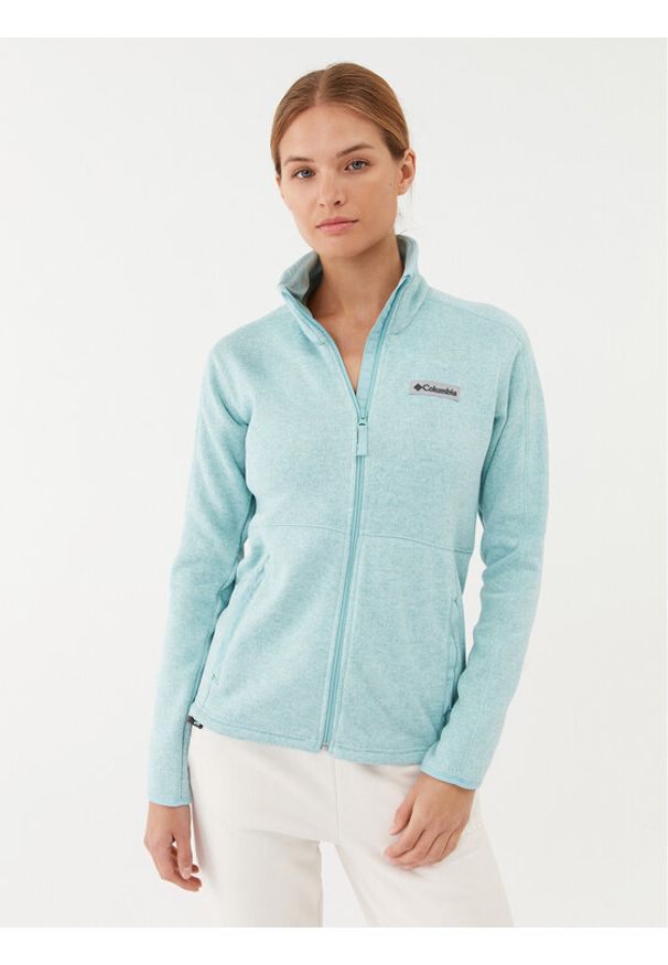 columbia - Columbia Polar W Sweater Weather™ Full Zip Zielony Regular Fit. Kolor: zielony. Materiał: syntetyk