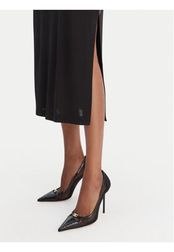 Rinascimento Sukienka koktajlowa CFC0126544003 Czarny Slim Fit. Kolor: czarny. Materiał: syntetyk. Styl: wizytowy