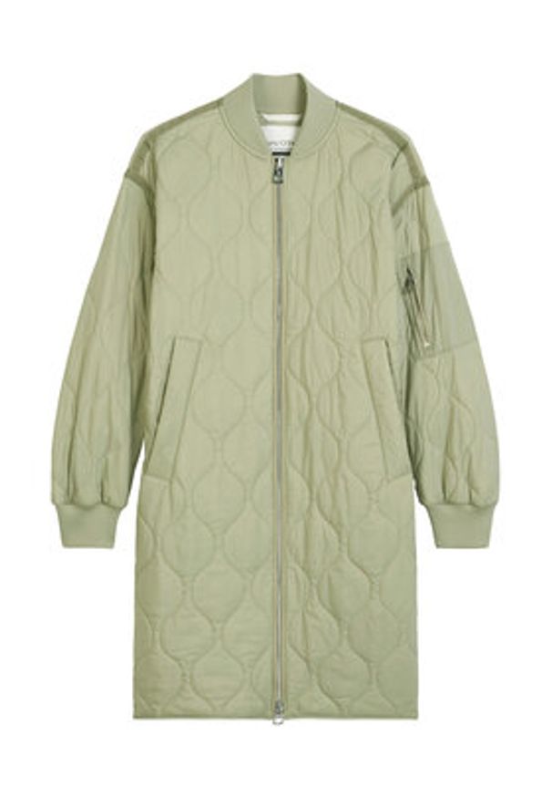 Marc O'Polo Kurtka przejściowa 506 0870 71017 Zielony Regular Fit. Typ kołnierza: polo. Kolor: zielony. Materiał: syntetyk