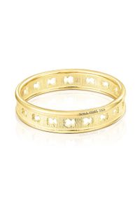 Tous pierścionek ze srebra pokrytego złotem. Materiał: złote, srebrne. Kolor: złoty #5