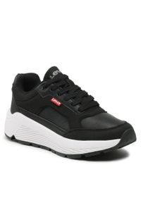 Sneakersy Levi's® 232988-618-59 Regular Black. Kolor: czarny. Materiał: materiał