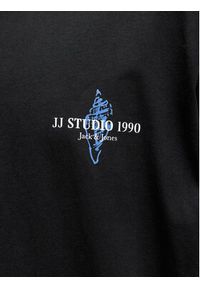 Jack & Jones T-Shirt Corals Tee 12288345 Czarny Regular Fit. Kolor: czarny. Materiał: bawełna #6