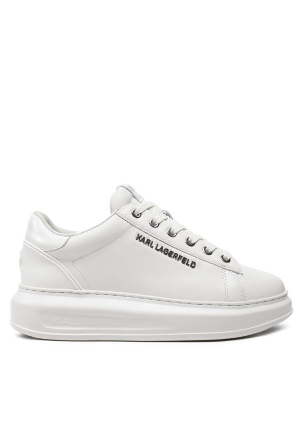 Karl Lagerfeld - KARL LAGERFELD Sneakersy KL62525N Biały. Kolor: biały. Materiał: skóra