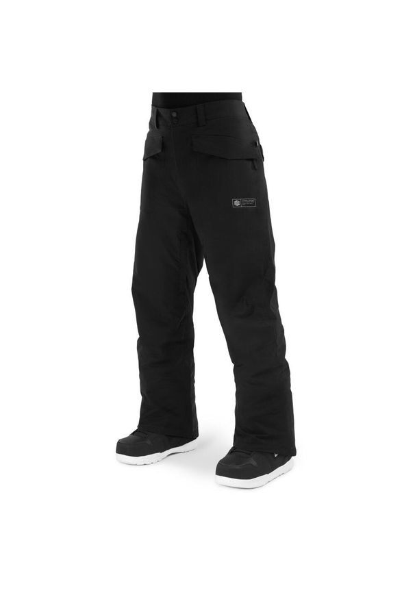 SIROKO - Spodnie snowboardowe premium męskie Ultimate Nordic. Kolor: czarny. Technologia: Primaloft. Sezon: zima. Sport: snowboard