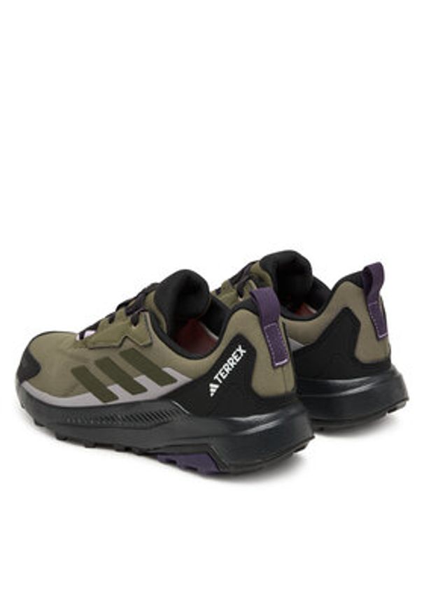 Adidas - adidas Trekkingi Terrex Anylander Rain.Rdy JQ9962 Khaki. Kolor: brązowy. Materiał: materiał