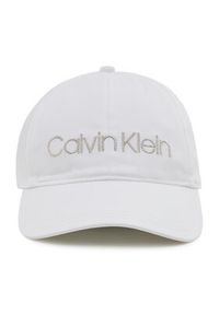 Calvin Klein Czapka z daszkiem Bb Cap K60K608210 Biały. Kolor: biały. Materiał: materiał #4