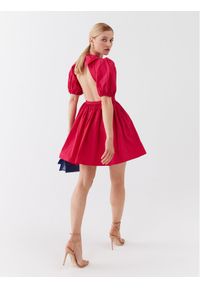 Red Valentino Sukienka koktajlowa 2R3VAGQ51FP Różowy Regular Fit. Kolor: różowy. Materiał: syntetyk. Styl: wizytowy