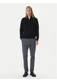 Calvin Klein Sweter LV04LD318G Czarny Regular Fit. Kolor: czarny. Materiał: wełna #3