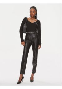 Calvin Klein Jeans Bluzka J20J222023 Czarny Regular Fit. Kolor: czarny. Materiał: bawełna