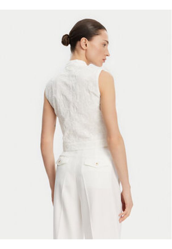 Liu Jo Bluzka WA5403 T4281 Biały Regular Fit. Kolor: biały. Materiał: bawełna