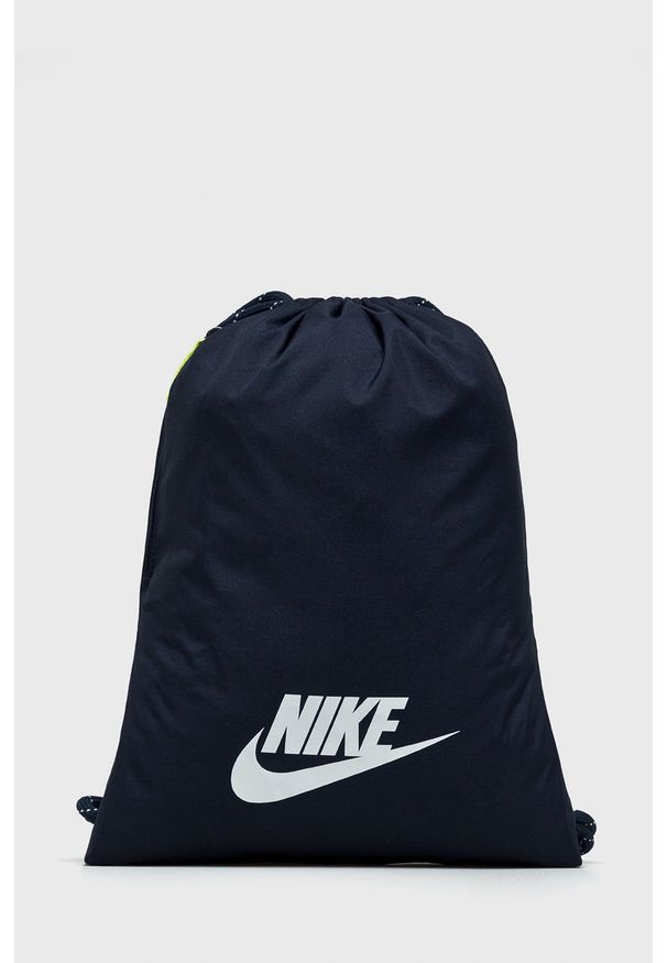 Nike Sportswear - Plecak. Kolor: niebieski. Materiał: poliester, materiał. Wzór: nadruk