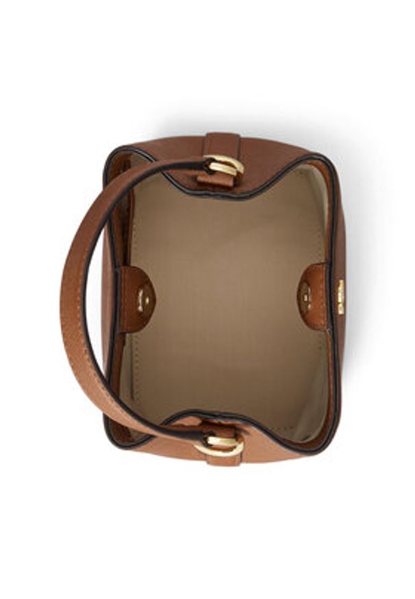 Lauren Ralph Lauren - LAUREN RALPH LAUREN Torebka 431969365002 Brązowy. Kolor: brązowy. Materiał: skórzane