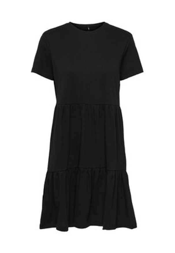 only - ONLY Sukienka codzienna 15286934 Czarny Regular Fit. Okazja: na co dzień. Kolor: czarny. Materiał: bawełna. Typ sukienki: proste. Styl: casual