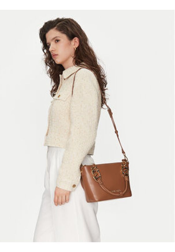 Love Moschino - LOVE MOSCHINO Torebka JC4052PP1MLF0201 Brązowy. Kolor: brązowy. Materiał: skórzane