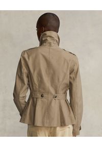 Ralph Lauren - RALPH LAUREN - Beżowa kurtka Twill. Typ kołnierza: polo. Kolor: beżowy. Materiał: bawełna #4