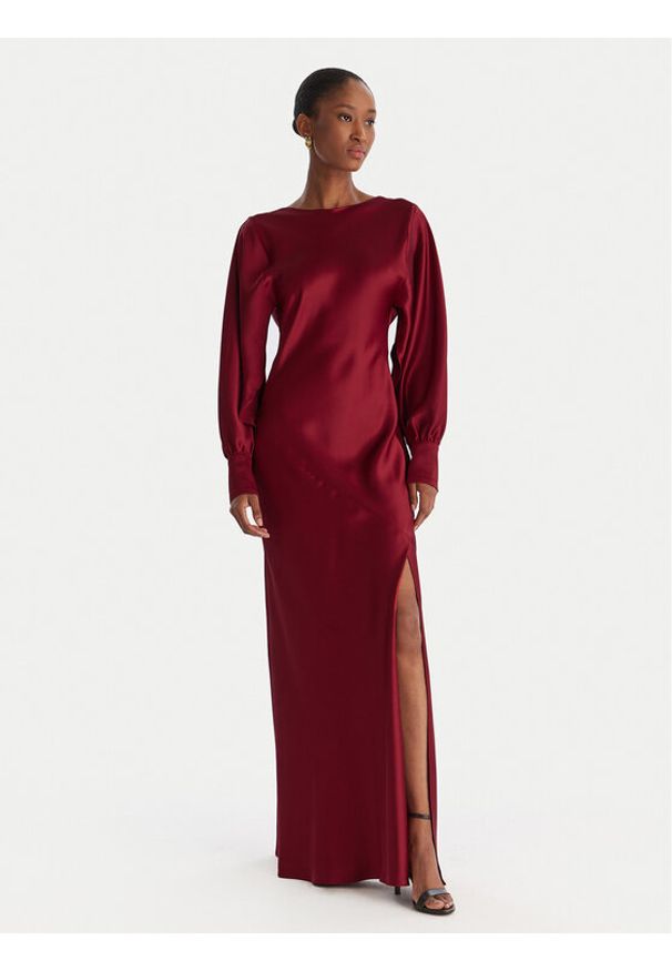 ACCESS FASHION Sukienka wieczorowa 54-3349-237 Czerwony Regular Fit. Kolor: czerwony. Materiał: syntetyk. Styl: wizytowy