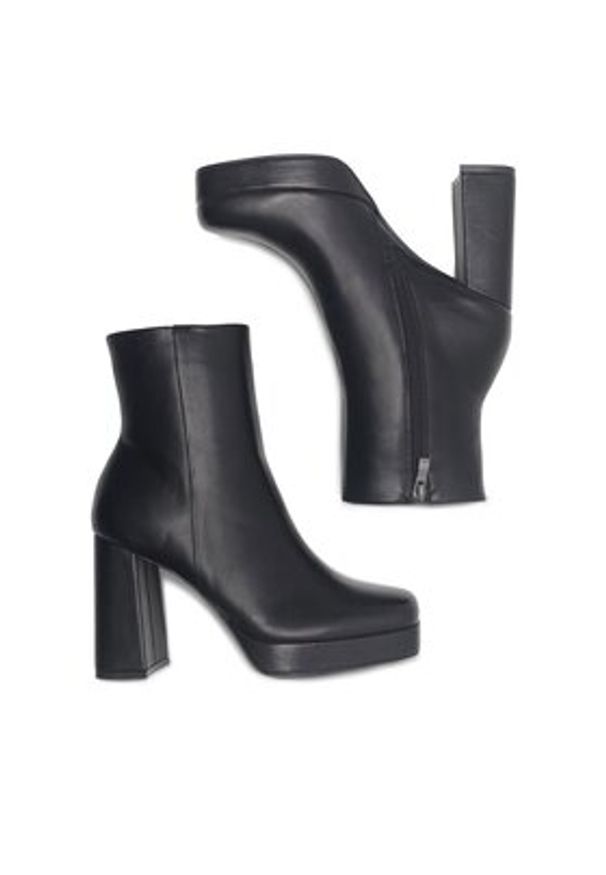 DeeZee Botki ROXANE H7617-1 Czarny. Kolor: czarny. Materiał: syntetyk