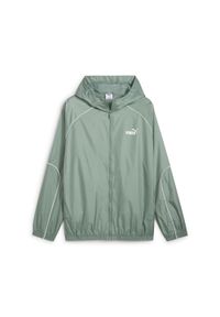 Puma - Męska wiatrówka PUMA Sport PUMA Green Moon. Kolor: zielony. Sport: bieganie