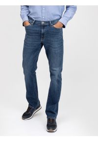 Big-Star - Spodnie jeans męskie Trent 481. Stan: podwyższony. Kolor: niebieski. Styl: klasyczny