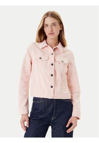 United Colors of Benetton - United Colors Of Benetton Kurtka jeansowa 2RZVDN00N Różowy Regular Fit. Kolor: różowy. Materiał: bawełna