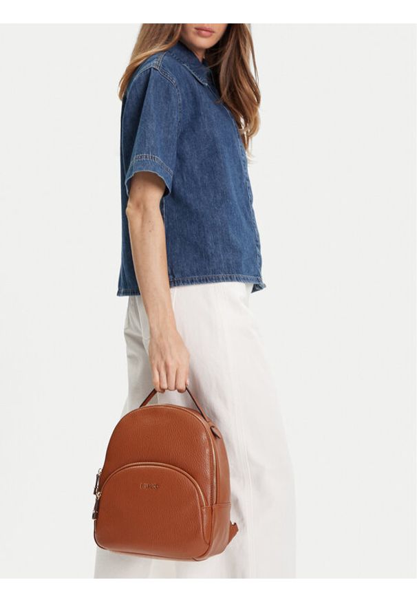 Liu Jo Plecak Ecs M Backpack AF5157 E0027 Brązowy. Kolor: brązowy. Materiał: skóra
