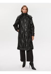 Guess Kurtka przejściowa W3BL30 WFSP0 Czarny Regular Fit. Kolor: czarny. Materiał: skóra #1