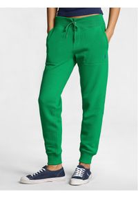 Polo Ralph Lauren Spodnie dresowe Mari 211839386031 Zielony Relaxed Fit. Kolor: zielony. Materiał: bawełna #1