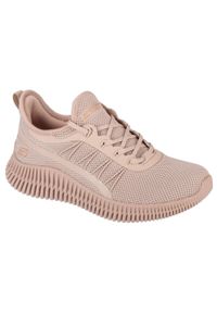 skechers - Buty sportowe Sneakersy damskie, Skechers Bobs Geo-New Aesthetics. Kolor: brązowy. Model: Skechers Sport. Sport: turystyka piesza