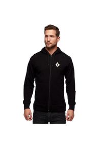 Bluza turystyczna rozpinana męska Black Diamond Chalked Up Full Zip. Kolor: czarny. Styl: sportowy. Sport: turystyka piesza #1
