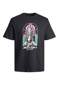 Jack & Jones - Jack&Jones T-Shirt 12241950 Czarny Standard Fit. Kolor: czarny. Materiał: bawełna