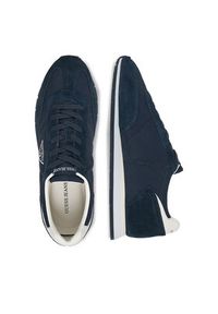 Guess Jeans Sneakersy EO-WILIAMS-01 126AM Granatowy. Kolor: niebieski. Materiał: materiał #2