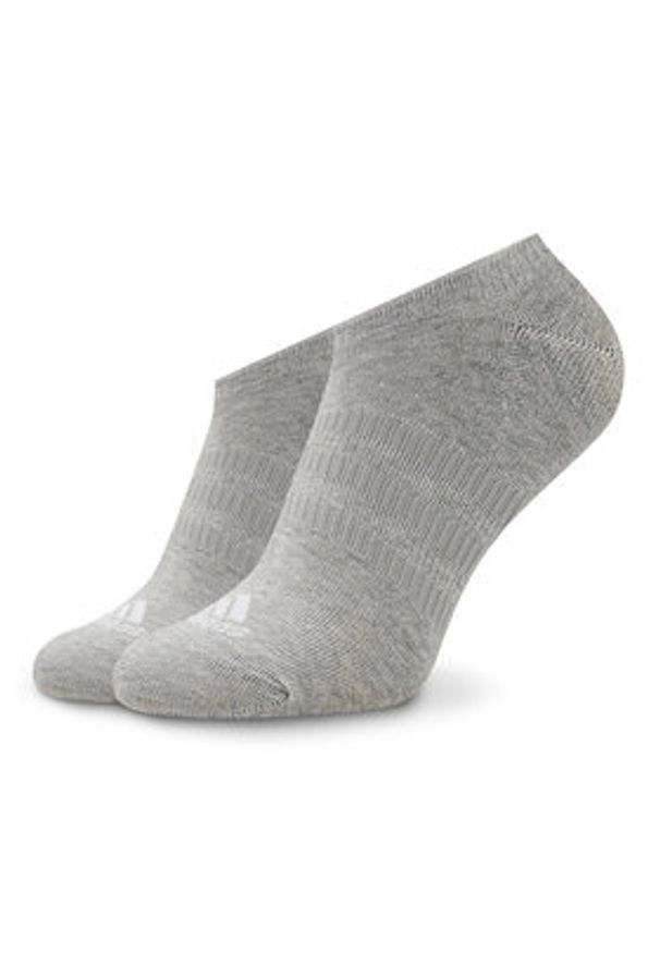 Adidas - adidas Stopki Thin and Light No-Show Socks 3 Pairs IC1328 Szary. Kolor: szary. Materiał: bawełna