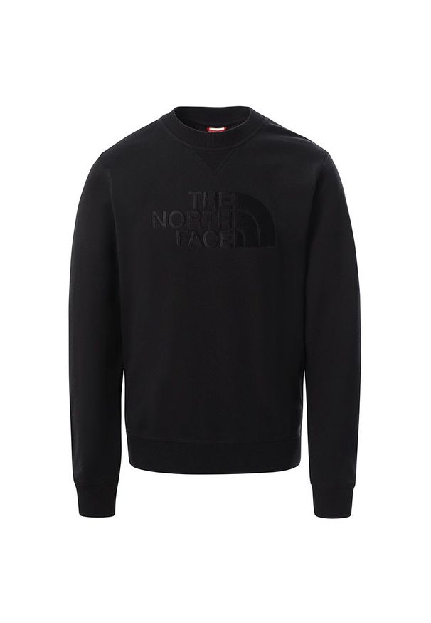 Bluza The North Face Drew Peak Crew 0A4T1EJK31 - czarna. Okazja: na co dzień. Kolor: czarny. Materiał: bawełna. Styl: elegancki, casual. Sport: wspinaczka