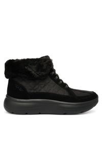 skechers - Skechers Trzewiki 144841/BBK Czarny. Kolor: czarny. Materiał: materiał