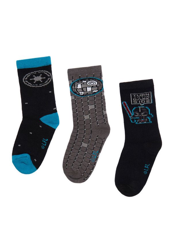 Skarpety długie Star Wars. Kolor: czarny. Wzór: motyw z bajki