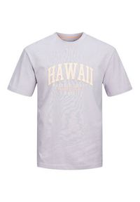 Jack & Jones - Jack&Jones T-Shirt Detroit 12268441 Fioletowy Relaxed Fit. Kolor: fioletowy. Materiał: bawełna #7