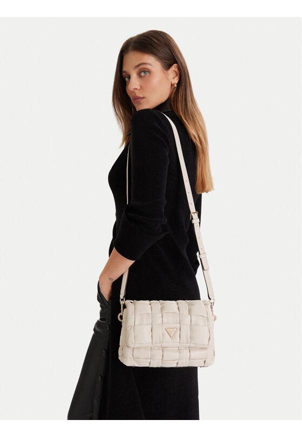 Guess Torebka Marion HWWG80 72190 Écru. Materiał: skórzane