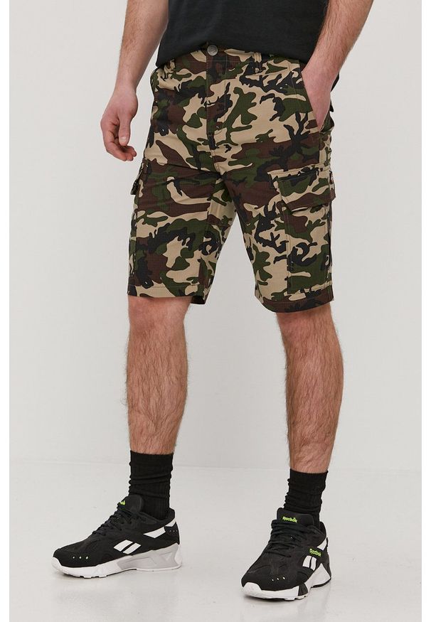 Dickies - Szorty. Kolor: zielony. Materiał: tkanina, guma