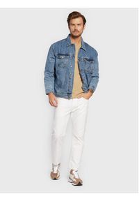 Wrangler Kurtka jeansowa Authentic Mid W45979142 112324519 Niebieski Relaxed Fit. Kolor: niebieski. Materiał: bawełna #4