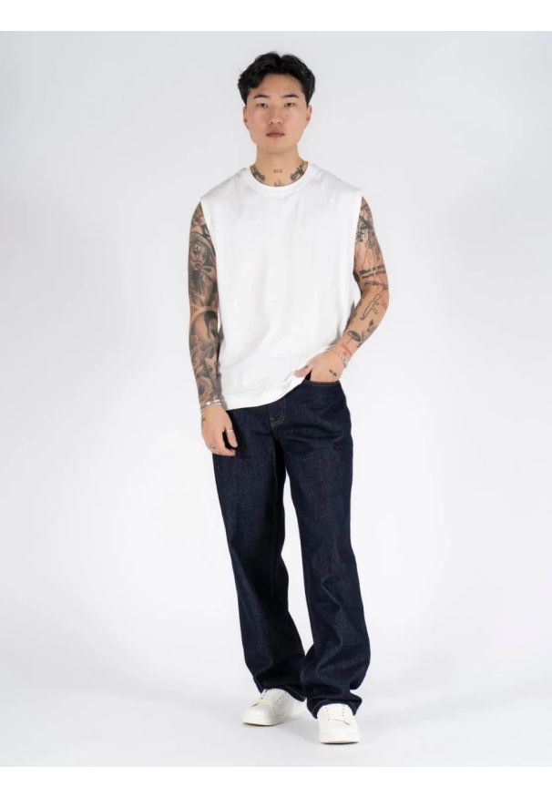 MARCUS - Męskie Spodnie Jeansowe Marcus Jason Z 2243 Dry Colorado Blue 14-200327