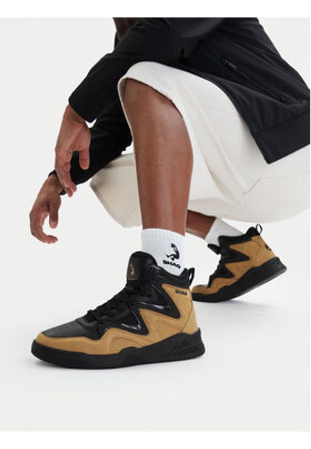 Shaq - SHAQ Buty do koszykówki CEO-H1-155 Czarny. Kolor: czarny. Materiał: materiał. Sport: koszykówka