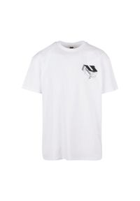 Koszulka Urban Classics Organic Constructed. Kolor: biały. Materiał: bawełna. Wzór: aplikacja #1