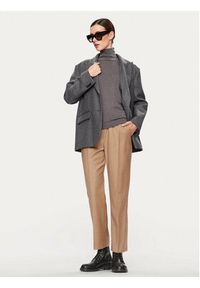 Weekend Max Mara Spodnie materiałowe Cambra 2351360833 Brązowy Regular Fit. Kolor: brązowy. Materiał: wełna