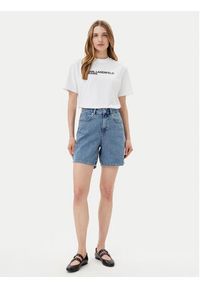 Karl Lagerfeld Jeans T-Shirt A1W17005 Biały Relaxed Fit. Kolor: biały. Materiał: bawełna #4