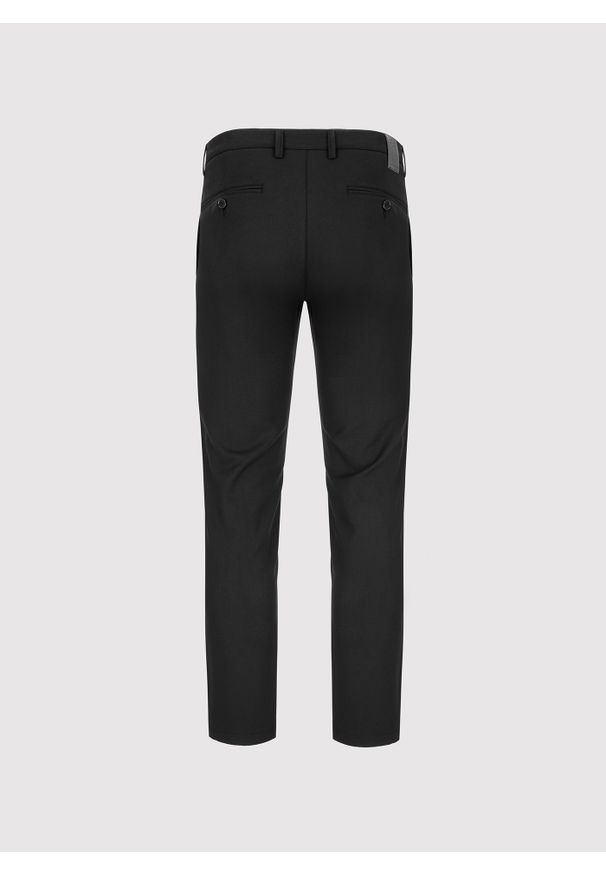 Pako Lorente - PAKO LORENTE – Casualowe czarne spodnie męskie. Okazja: na co dzień. Kolor: czarny. Materiał: poliester, wiskoza, elastan. Wzór: gładki. Sezon: jesień. Styl: casual