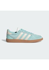 Adidas - Buty Breaknet Sleek. Kolor: niebieski, wielokolorowy, biały. Wzór: gładki. Styl: klasyczny, sportowy